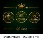 cocoa premium quality stamp.... | Shutterstock .eps vector #1593811741