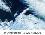 Antarctica from space. Elements of this image furnished by NASA. High quality photo