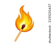 match with fire vector.... | Shutterstock .eps vector #2155231637