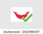 illustrated flag for the... | Shutterstock .eps vector #2022980357