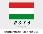 a 2016 flag illustration of the ... | Shutterstock . vector #364785311