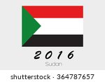 a 2016 flag illustration of the ... | Shutterstock . vector #364787657