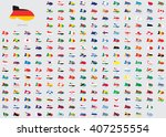 world flag illustrations in the ... | Shutterstock . vector #407255554