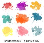 vector paint splash  | Shutterstock .eps vector #518495437