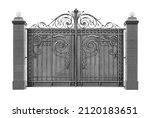 Forged Gates With Patterns....
