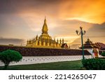 Laos Travel Landmark  Golden...