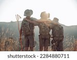 Small photo of a Scout Reserve Team at Jungle Camp, Boy Scout America