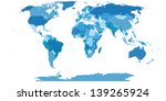 high detail world map.all... | Shutterstock .eps vector #139265924