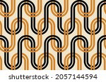 seamless abstract chain pattern.... | Shutterstock .eps vector #2057144594