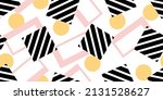 seamless abstract geometric... | Shutterstock .eps vector #2131528627