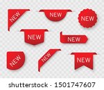 tags set. new tag red ribbon... | Shutterstock .eps vector #1501747607
