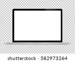 notebook. vector. realistic... | Shutterstock .eps vector #582973264