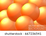vector spheres. background of... | Shutterstock .eps vector #667236541