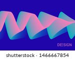 abstract wavy background with... | Shutterstock .eps vector #1466667854