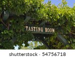 Wine Taste Room Sign At...