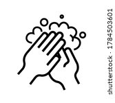 hands wash vector icon... | Shutterstock .eps vector #1784503601