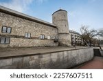 Small photo of Arsenal on the High Bank (Zeughaus) and Beguine Tower (Beginenturm) - Hanover, Lower Saxony, Germany