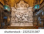 Small photo of Toledo, Spain - Mar 26, 2019: Chapel of the Descension at Toledo Cathedral Interior - Toledo, Spain