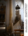 Small photo of Villegas, Burgos, Spain. February 10, 2023. Interior of the Gothic church of Villegas, Burgos, Spain.