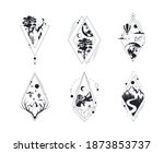 set of geometric frames for... | Shutterstock .eps vector #1873853737