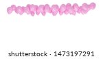 balloons pink flying on white... | Shutterstock . vector #1473197291