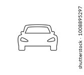 car vector icon. isolated... | Shutterstock .eps vector #1008895297