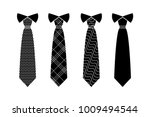 Tie Icon In Trendy Flat Style...