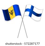 barbadian and finnish crossed... | Shutterstock .eps vector #572287177