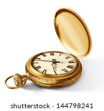 Vintage Watch Isolated On A...