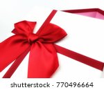 glitter glamour red satin... | Shutterstock . vector #770496664