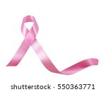 pink ribbon awareness isolated... | Shutterstock . vector #550363771