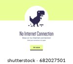 website down concept. web page... | Shutterstock .eps vector #682027501