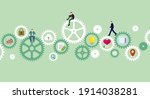 business concept illustration... | Shutterstock .eps vector #1914038281