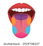taste areas of human tongue... | Shutterstock .eps vector #1929738227