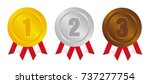 ranking medal icon illustration ... | Shutterstock .eps vector #737277754