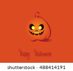 happy halloween background | Shutterstock .eps vector #488414191