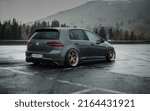 Small photo of Kyiv, Ukraine - 12.06.2021: VW Golf GTI mk7 Voomeran