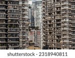 High rise apartment buildings in Chongqing, China