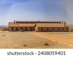 Train station of former Hejaz (Hijaz) Railway near Al Ula, Saudi Arabia