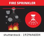 Fire Sprinkler  Safety  Vector...
