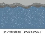 heavy rain in dark sky  rainy... | Shutterstock .eps vector #1939539337