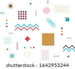 abstract geometric composition. ... | Shutterstock .eps vector #1642953244