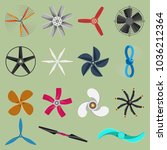Vector Fans Propellers Icons...