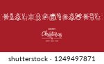 merry christmas and happy new... | Shutterstock .eps vector #1249497871