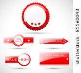 vector badges and labels | Shutterstock .eps vector #85560043
