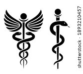 medical snake vector icon  rod... | Shutterstock .eps vector #1893210457