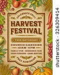 Vintage Harvest Festival Poster....