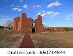Quarai Ruins at Salinas National Monument in the State of New Mexico