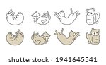 cat character cartoon... | Shutterstock .eps vector #1941645541