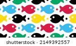 fish seamless pattern vector... | Shutterstock .eps vector #2149392557